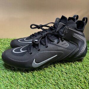 Nike Alpha Huarache 8 Elite LAX Lacrosse Cleats Black Men’s 11.5 CW4440-005 NEW